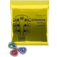 Esranın Dünyası Kaliteli Akustik Gitar Teli Seti - Pena Hediye