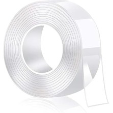 Esranın Dünyası 1 Metre Çift Taraflı Nano Bant - Güçlü Yapışkan, Yeniden Kullanılabilir