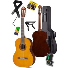 Esranın Dünyası Profesyonel Masif Ağaç Klasik Gitar Seti 4/4