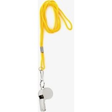 Esranın Dünyası Metal Ipli Hakem Düdüğü - Sarı Renk, Tekli 1410 Model