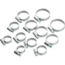 Esranın Dünyası 10'lu Paslanmaz Çelik Hortum Kelepçesi Seti - Farklı Ölçüler