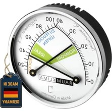 Esranın Dünyası Analog Termometre ve Higrometre - Siyah, Kullanışlı ve Dayanıklı