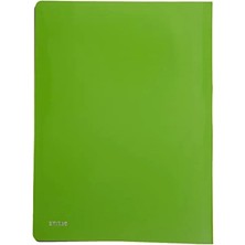 Esranın Dünyası Şeffaf Poşetli Sunum Dosyası - 20 Poşet, Açık Yeşil