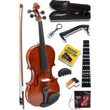 Esranın Dünyası Profesyonel 4/4 Keman Seti - Yastık, Tel ve Aksesuarlar