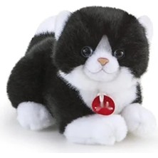 Esranın Dünyası Peluş Kedi Figürü - Beyaz/siyah Renk Seçeneği