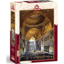 Esranın Dünyası 1000 Parça Puzzle, Ayasofya Camii'nde Ilk Namaz Temalı