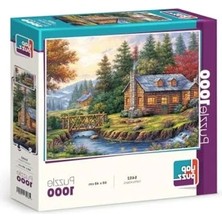 Esranın Dünyası 1000 Parça Tahta Köprü Yapboz