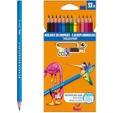 Esranın Dünyası Tropicolors Kuru Boya Kalemi Seti, 12 Renk, Çiğnemeye Dayanıklı