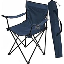 Esranın Dünyası Katlanır Mavi Kamp Sandalyesi - Ergonomik Tasarım ve Taşıma Kolaylığı