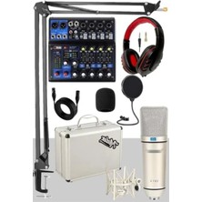 Esranın Dünyası Yüksek Kaliteli Stüdyo Kayıt Ekipmanı Seti - Mikrofon ve Mixer