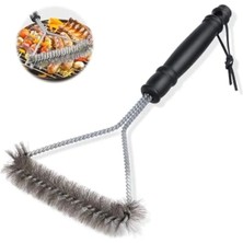 Esranın Dünyası Uzun Saplı Paslanmaz Çelik Mangal Temizleme Fırçası