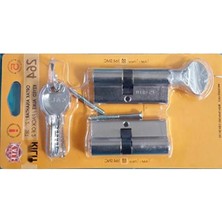 Esranın Dünyası 2'li Set Ortak Anahtarlı Kilit Silindiri, 68 Mm, Güvenli ve Dayanıklı