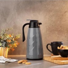 Esranın Dünyası 1,5 L Kapasiteye Sahip Gri Cam Termos
