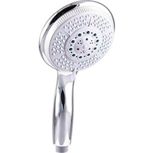 Esranın Dünyası 5 Fonksiyonlu Büyük Başlı El Duşu, Yüksek Kaliteli Abs Krom Kaplama