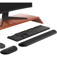 Esranın Dünyası Ergonomik Gaming Klavye ve Mouse Bilek Destek Seti, Kaymaz Tabanlı, Nefes Alan Kumaş