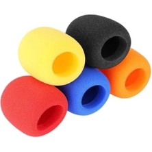 Esranın Dünyası 5'li Renkli El Mikrofon Süngeri (Sarı-Turuncu-Kırmızı-Mavi-Siyah)