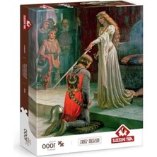 Esranın Dünyası Art Puzzle - 1000 Parça Şövalye Onur Töreni Puzzle