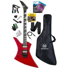 Esranın Dünyası Kelly Kasa Elektro Gitar ile 2x Zebra Humbucker Manyetik