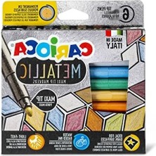 Esranın Dünyası Jumbo Metalik Keçeli Kalem Seti - 6 Renk