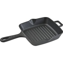 Esranın Dünyası Döküm Metal Izgara Tava, Kare 20X20 cm