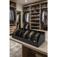 Esranın Dünyası 5 Bölmeli Organizer - Kemer, Çorap, Takı ve Makyaj Düzenleyici - Siyah
