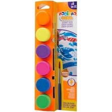 Esranın Dünyası Süper Yıkanabilir Neon Tempera Boya Seti - 6 Renk