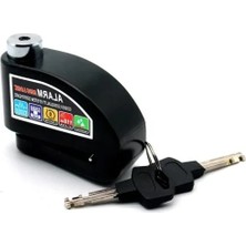Esranın Dünyası Alarmlı Motosiklet Disk Kilidi - 110 Db Su Geçirmez