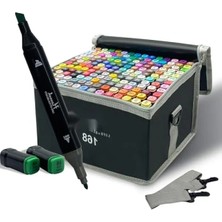 Esranın Dünyası 168 Parça Çantalı Çift Taraflı Marker Seti