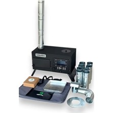 Esranın Dünyası Katlanır Ayaklı Kuzineli Kamp Sobası, Çantalı