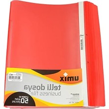 Esranın Dünyası Kırmızı A4 Telli Dosya 50'li Paket