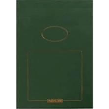 Esranın Dünyası Yeşil Dokulu Karton Kapaklı Bloknot (17X24 Cm, 150 Yaprak)