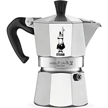 Esranın Dünyası 3 Fincan Kapasiteli Ocak Üstü Espresso Pişirici - Alüminyum, Gümüş Renk