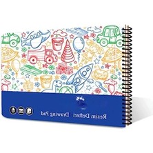 Esranın Dünyası Spiral Ciltli Resim Defteri – 25X35 Cm, 30 Yaprak, Kolay Koparılabilir Sayfalar