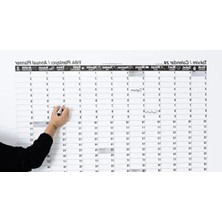 Esranın Dünyası Yapışkansız Statik Akıllı Kağıt Yıllık Planlayıcı - 100X100 cm