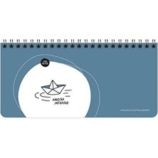 Esranın Dünyası Spiralli Planlayıcı, 13X27 Cm, Stickerlı