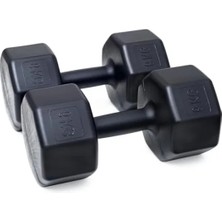 Esranın Dünyası 2 Adet Dambıl Seti - 6 kg Ağırlık, Beton Dolgu