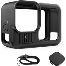 Esranın Dünyası Silikon Koruma Kılıfı, Bileklikli, Esnek Tasarım, Siyah