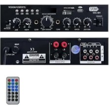 Esranın Dünyası 2X100W Bluetooth USB Amfi - Stereo Mixer 4-8 Ohm