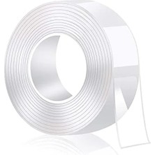 Esranın Dünyası Yıkanabilir Çift Taraflı Nano Bant - 5m Uzunluk, Güçlü Yapışma