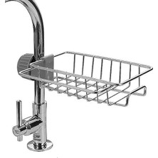 Esranın Dünyası Musluk Üstü Depolama Rafı - Paslanmaz Çelik, Ayarlanabilir