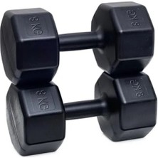 Esranın Dünyası 8 Adet Dambıl Seti, Plastik Içeriği Beton Dolu