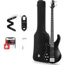 Esranın Dünyası Profesyonel P-J Stili Bas Gitar (Siyah)