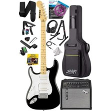 Esranın Dünyası Şarjlı Bt Amfili Elektro Gitar Seti - 50W, Hsh Manyetik