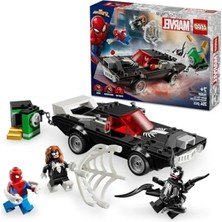 Esranın Dünyası 254 Parça Örümcek Adam ve Venom Arabasına Karşı Yaratıcı Yapım Seti