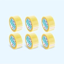 Esranın Dünyası Şeffaf Koli Bandı - 45MM x 100M - Akrilik (6 Adet)