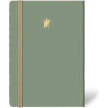 Esranın Dünyası Çizgili Yeşil Defter, 17X24 Cm, Minimal Tasarım