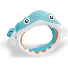 Esranın Dünyası Çocuklar Için Köpek Balığı Temalı Yüzme Maskesi - Ayarlanabilir Baş Bandı