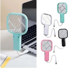 Esranın Dünyası USB Bağlantılı Mini Elektrikli Sinek Öldürücü Raket - Uv Işıklı