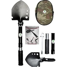 Esranın Dünyası Katlanır Çok Amaçlı Kamp Küreği ve Multitool Seti