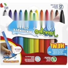 Esranın Dünyası Süper Yıkanabilir Keçeli Boya Kalemi Seti - 12'li